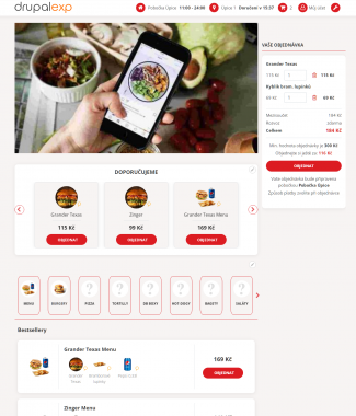 Objednávky a rozvoz jídla pro restaurace